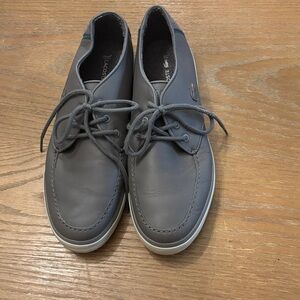 Lacoste Men's Gray Boat Shoes